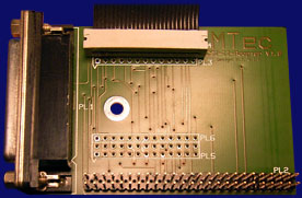 M-Tec SCSI-II - Anschluss-Karte, Vorderseite