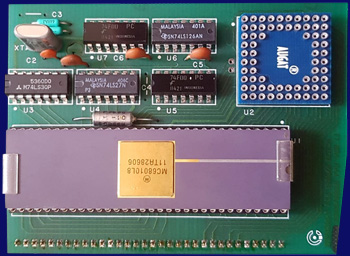 Netch Computer Products 68881 Floating Point Coprocessor Board - front side