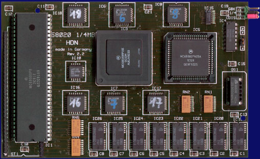 M-Tec / Neuroth Hardware Design 68020 - Vorderseite