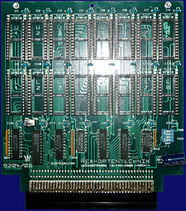 Rex Datentechnik Eprom Card 9204 (Megacart) - A500-Version, Vorderseite