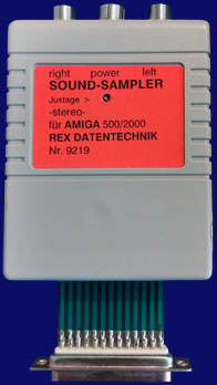Rex Datentechnik Amiga Sound Sampler Stereo (9219) - front side