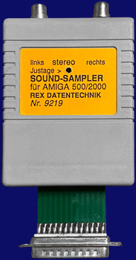Rex Datentechnik Amiga Sound Sampler Stereo (9219) - front side