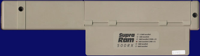 Supra SupraRAM 500RX - Case, bottom side