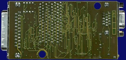 ACT Elektronik MV1200 (ToastScan / AmiScan / EZ-VGA) - Platine, Rückseite