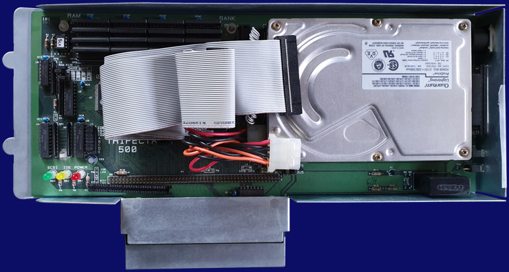 ICD Trifecta LX & EC - A500-Version, innen, Oberseite