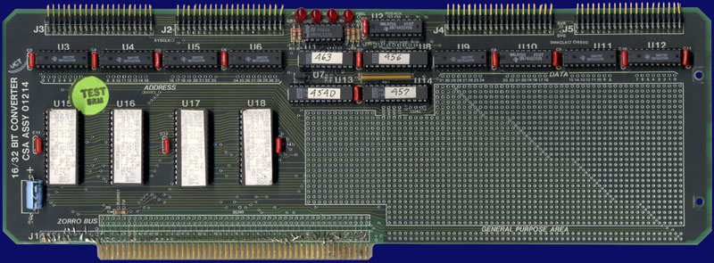 Computer System Associates Turbo Amiga CPU (A2000) - DragStrip 16/32 Bit Converter, Vorderseite