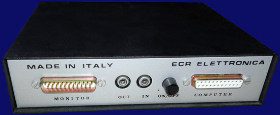 ECR Elettronica Videogenlock Mk II / Mk II Plus - R&uuml;ckseite