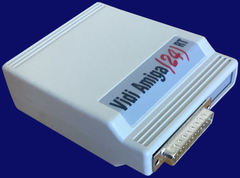Rombo Productions Vidi Amiga 12 RT / 24 RT - front side