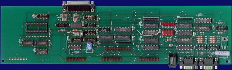 Commodore Wraptest / A1000 Diagnostic Board - Hauptkarte, Vorderseite