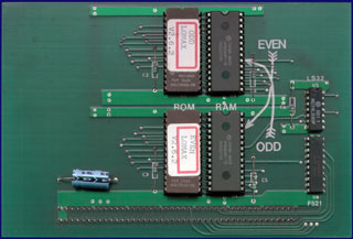 Commodore Wraptest / A1000 Diagnostic Board - ROM-Cartridge, Vorderseite