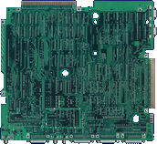 Commodore Amiga 1000 - PAL motherboard  back side