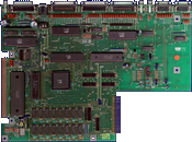 Commodore Amiga 500 & 500+ - Rev 3 motherboard  front side
