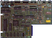 Commodore Amiga 500 & 500+ - Rev 6A motherboard  front side