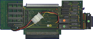 Kupke Golem SCSI II (A500) - Main board front side
