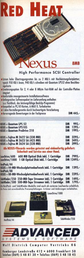 Preferred Technologies, Inc. Nexus - Zeitgenössische Werbung - Datum: 1991-10, Herkunft: DE