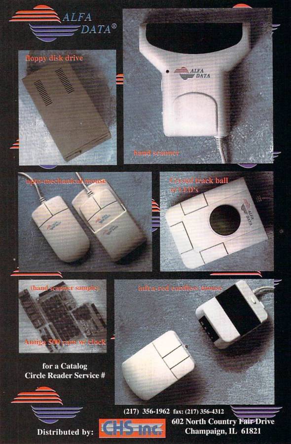 Alfa Data AlfaScan / AlfaScan-Plus - Zeitgenössische Werbung - Datum: 1991-12, Herkunft: US