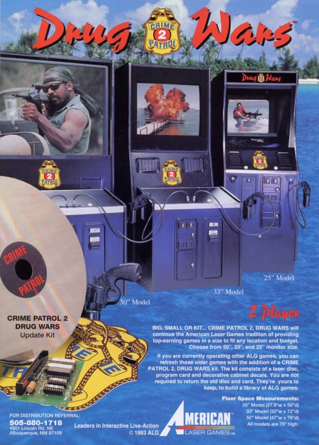 American Laser Games Laser Games - Vintage Advert - Date: 1993, Origin: US
