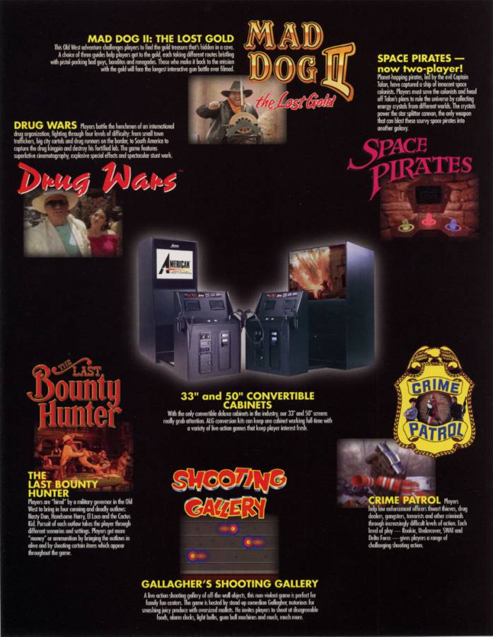 American Laser Games Laser Games - Vintage Ad (Datum: 1993, Herkunft: US)