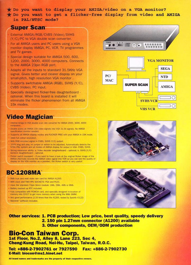 Bio-Con Video Magician - Zeitgenössische Werbung - Datum: 1997-06, Herkunft: GB