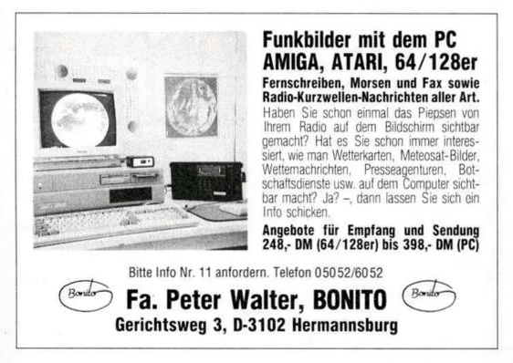 Bonito Peter Walter Bonito-Supercom - Zeitgen&ouml;ssische Werbung - Datum: 1990-10, Herkunft: DE