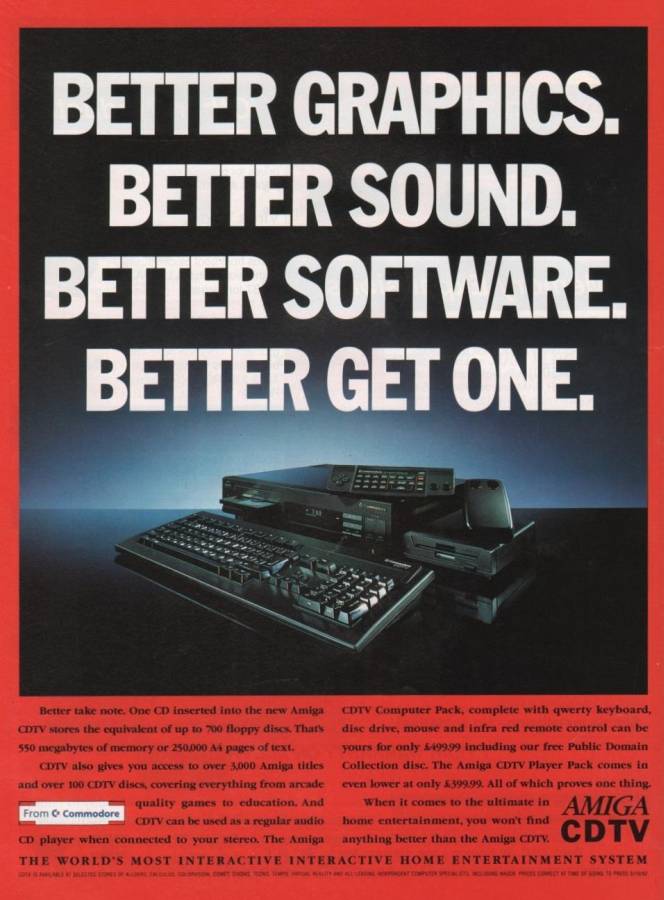 Commodore CDTV - Vintage Advert - Date: 1992-12, Origin: GB
