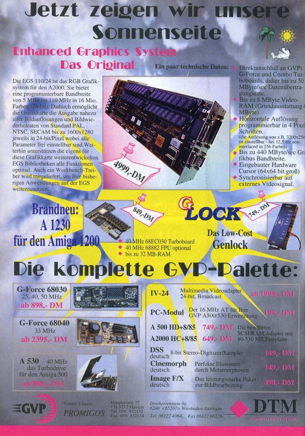 Great Valley Products EGS 110/24 - Zeitgenössische Werbung - Datum: 1993-06, Herkunft: DE