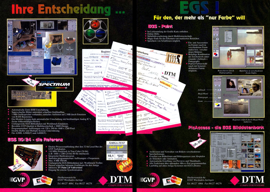 Great Valley Products EGS 110/24 - Zeitgen&ouml;ssische Werbung - Datum: 1993-12, Herkunft: DE