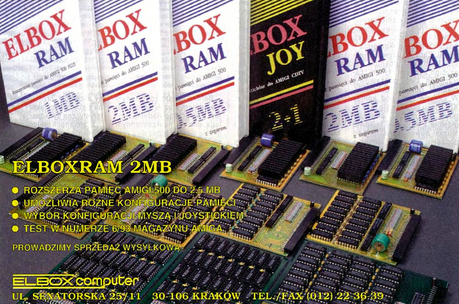 Elbox 500+/1 - Zeitgen&ouml;ssische Werbung - Datum: 1994-01, Herkunft: PL