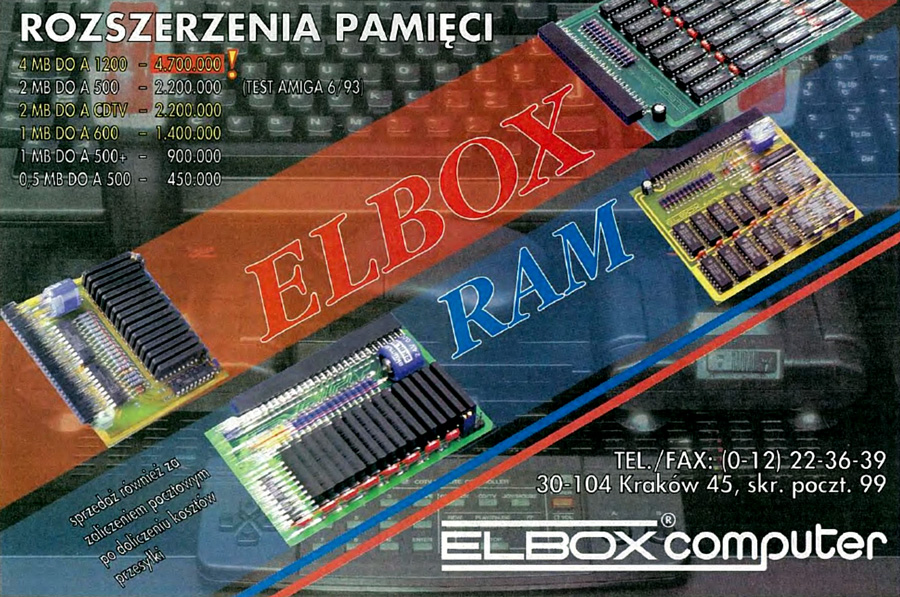 Elbox 500+/1 - Zeitgen&ouml;ssische Werbung - Datum: 1994-05, Herkunft: PL
