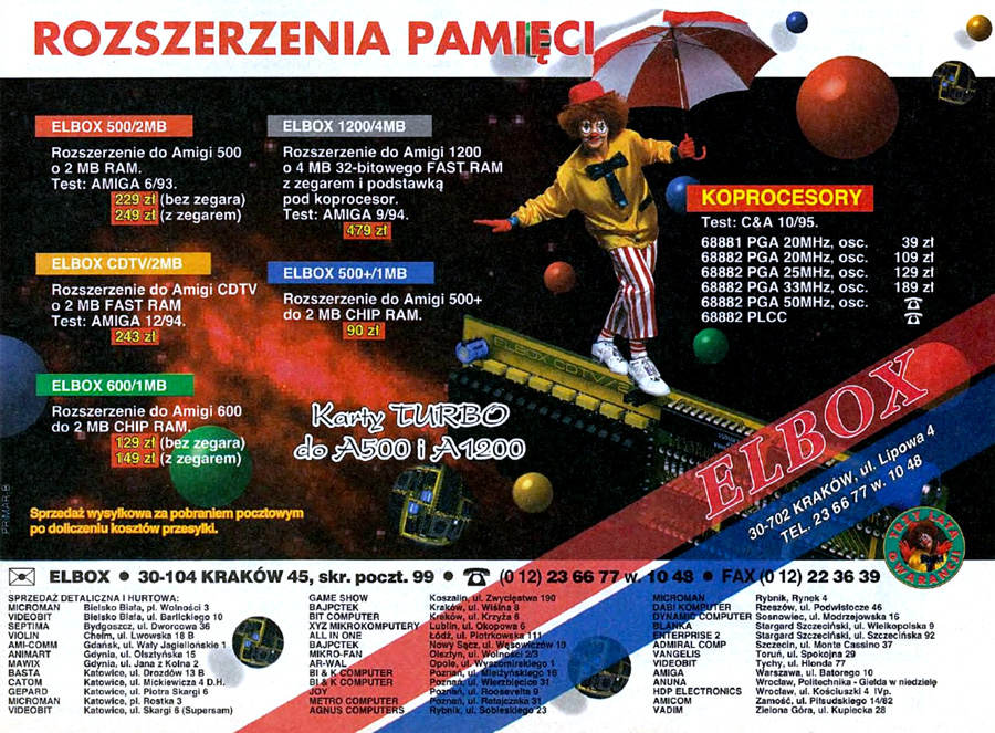 Elbox CDTV/2 - Zeitgen&ouml;ssische Werbung - Datum: 1995-11, Herkunft: PL