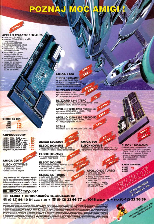 Elbox 1200/8 - Zeitgen&ouml;ssische Werbung - Datum: 1996-10, Herkunft: PL