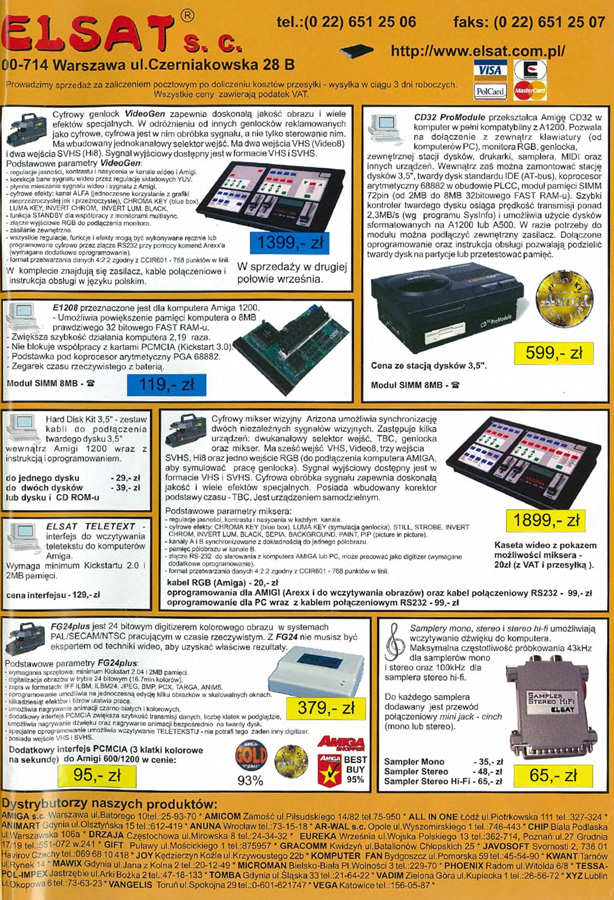 Elsat Arizona - Vintage Advert - Date: 1997-09, Origin: PL