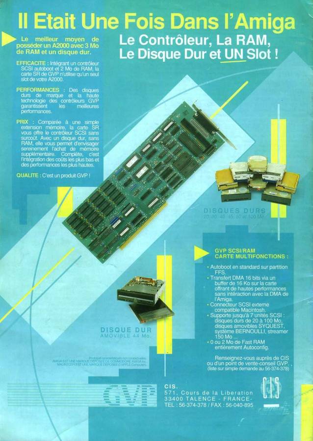 Great Valley Products Impact A2000-2/X - Vintage Ad (Datum: 1990-01, Herkunft: FR)