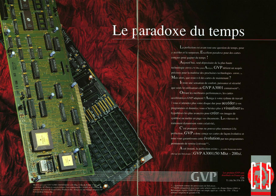Great Valley Products A3001 (Impact A2000-030) - Zeitgen&ouml;ssische Werbung - Datum: 1990-12, Herkunft: FR