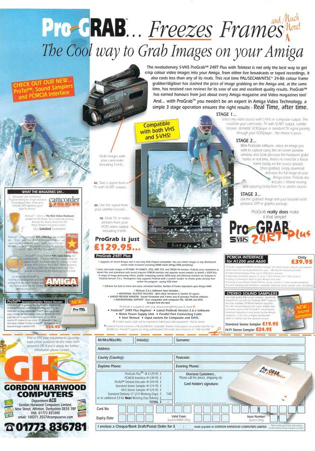 Elsat FG 24 Plus (ProGrab 24RT Plus / Graffito 24) - Zeitgenössische Werbung - Datum: 1996-12, Herkunft: GB
