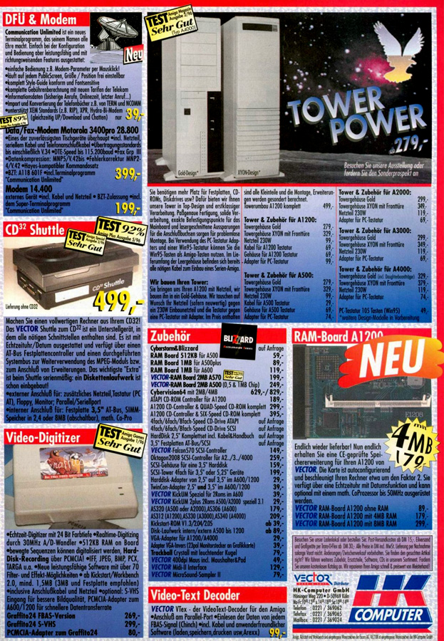 HK-Computer Graffito 24 - Zeitgen&ouml;ssische Werbung - Datum: 1996-07, Herkunft: DE