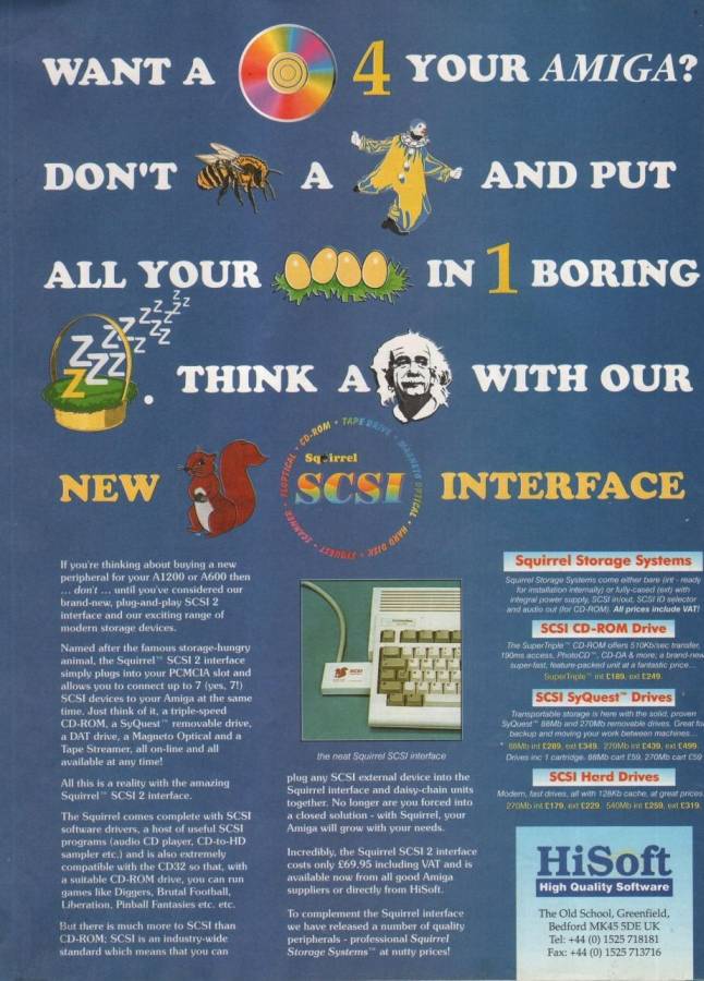 HiSoft Aura - Vintage Ad (Datum: 1995-02, Herkunft: GB)