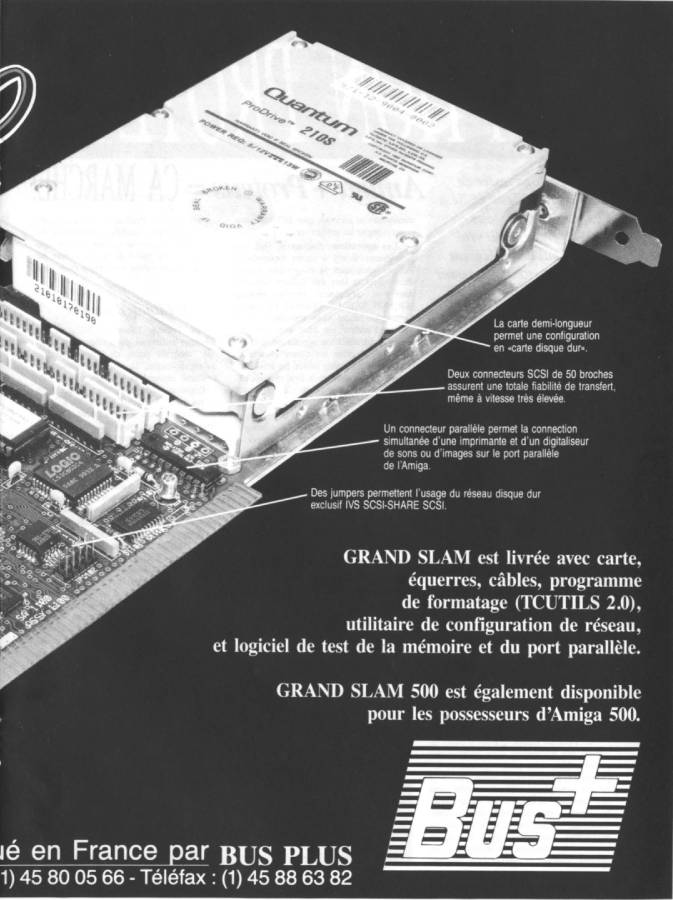 Interactive Video Systems Grand Slam - Vintage Advert - Date: 1991-07, Origin: FR