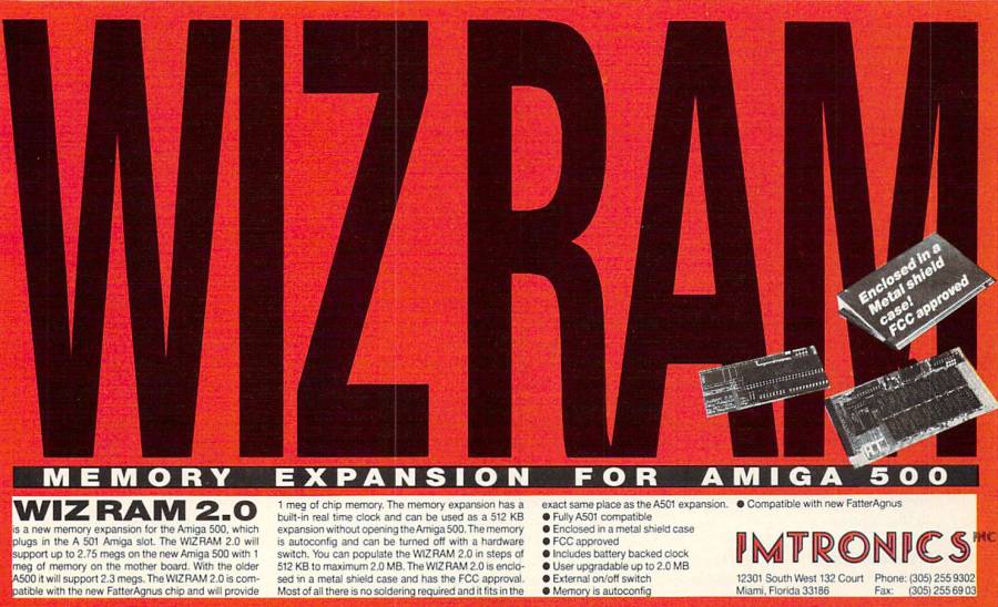 IMtronics WizRAM 2.0 - Vintage Ad (Datum: 1990-07, Herkunft: US)