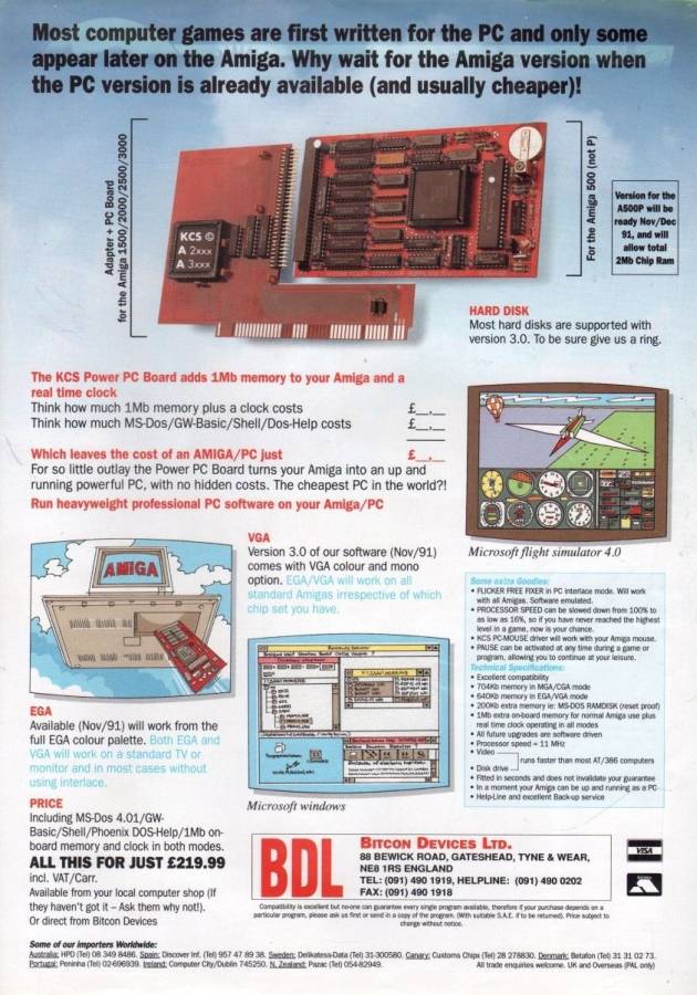 Kolff Computer Supplies Power PC Board - Vintage Ad (Datum: 1991-12, Herkunft: GB)