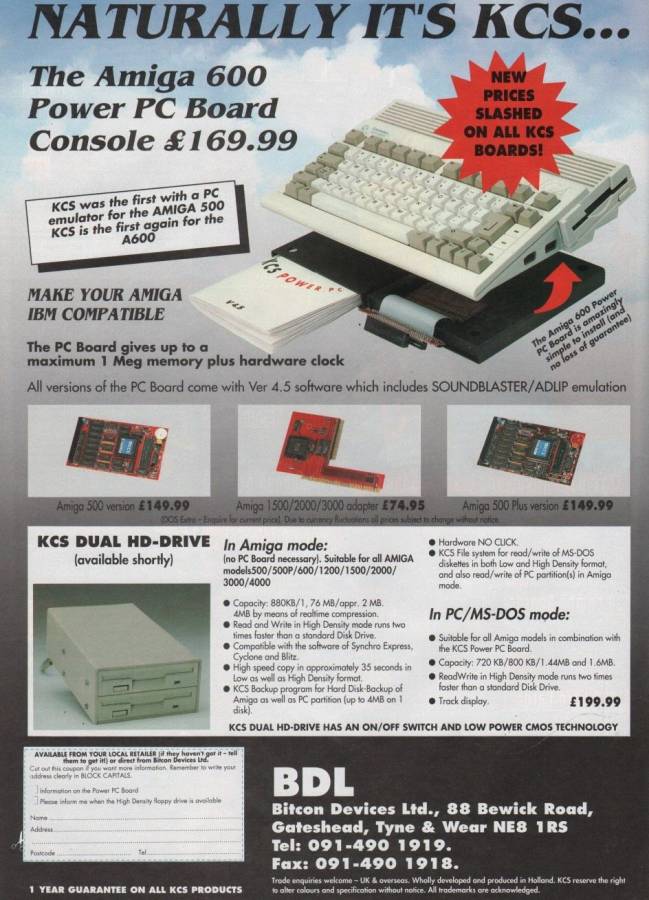 Kolff Computer Supplies Power PC Board Plus - Zeitgenössische Werbung - Datum: 1993-01, Herkunft: GB