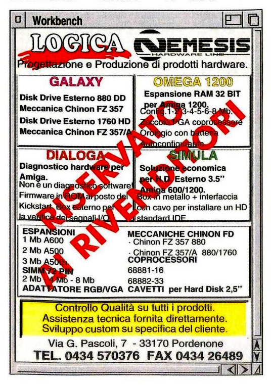 Logica OMega 1200 - Vintage Advert - Date: 1994-11, Origin: IT