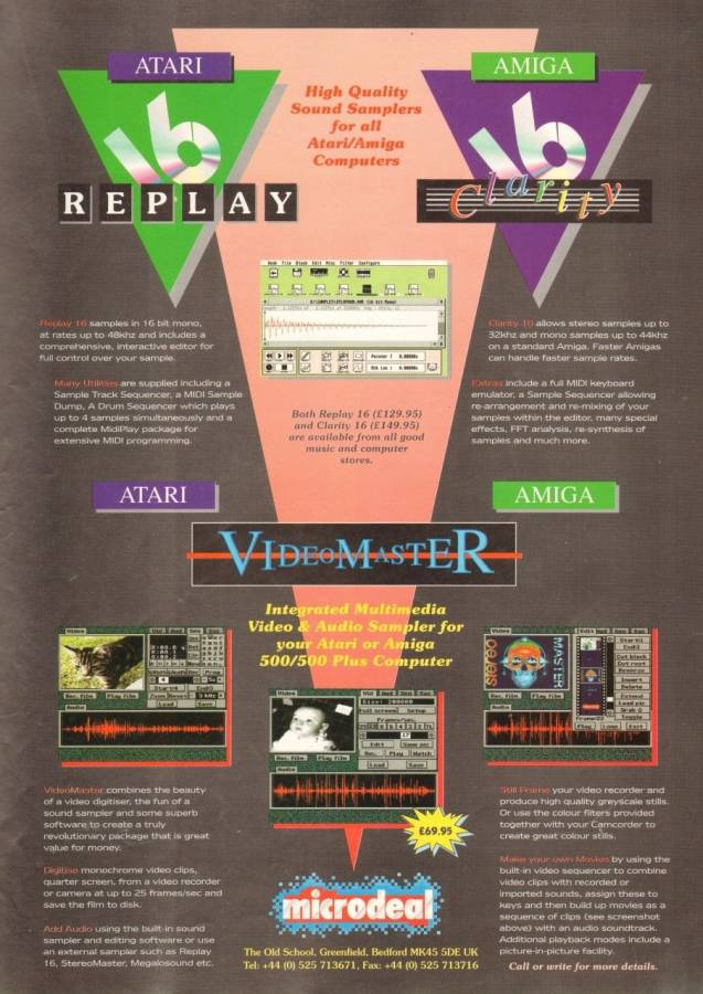 Microdeal VideoMaster - Zeitgenössische Werbung - Datum: 1993-10, Herkunft: GB