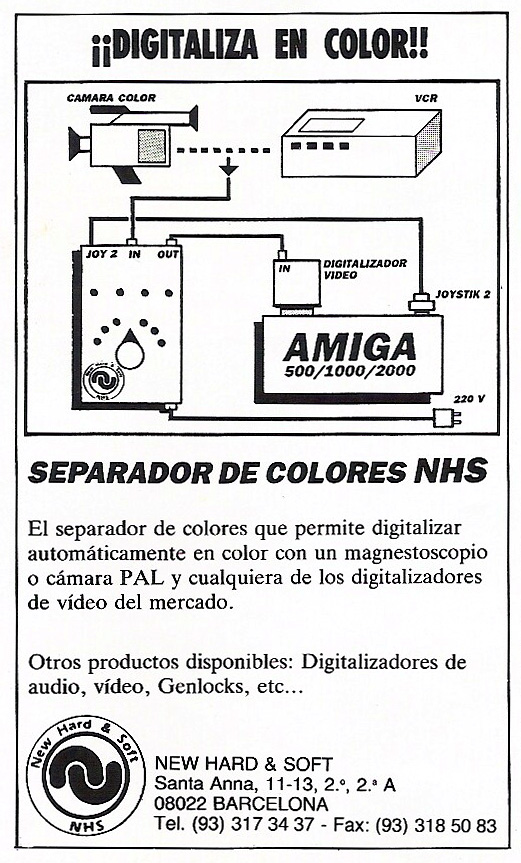 New Hard & Soft SEC 9409 Colour Separator - Zeitgenössische Werbung - Datum: 1989-10, Herkunft: ES