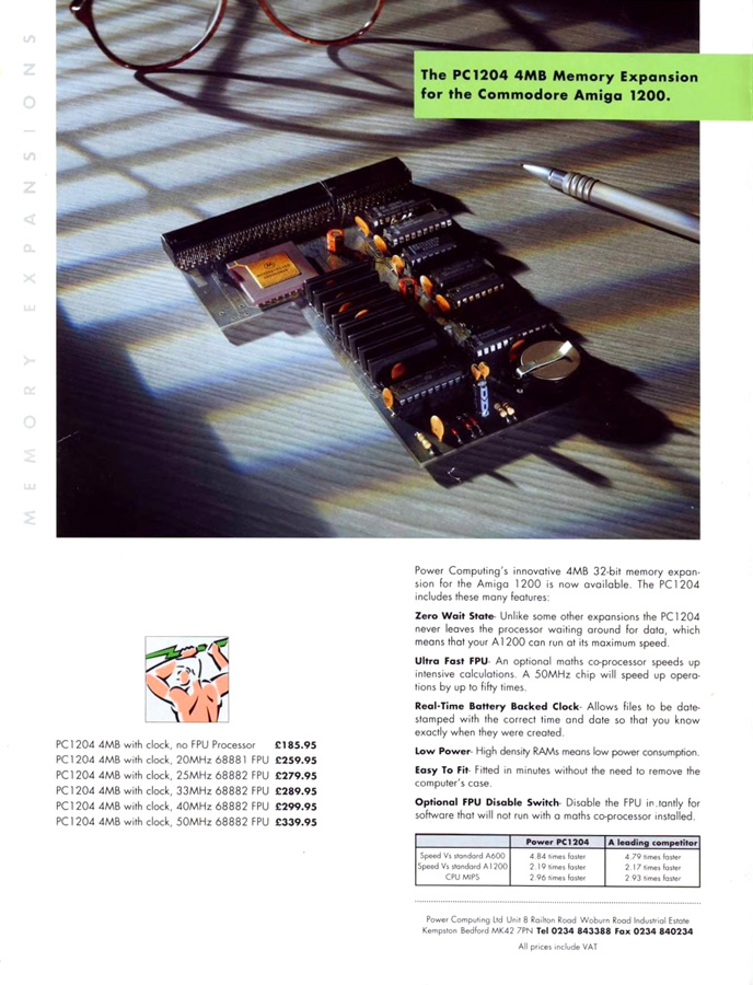 Power Computing PC1204 - Zeitgen&ouml;ssische Werbung - Datum: 1993-05, Herkunft: UK