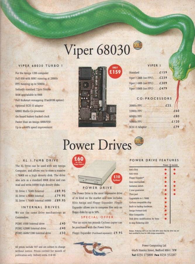 Power Computing Viper - Vintage Advert - Date: 1994-09, Origin: GB