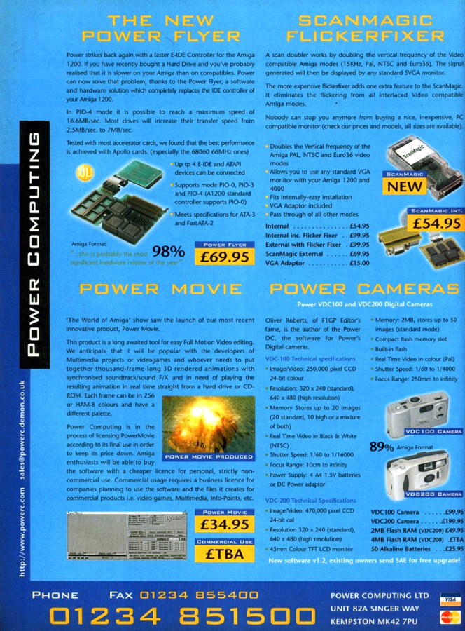 Power Computing PowerFlyer / PowerFlyer Junior - Vintage Advert - Date: 1998-09, Origin: UK