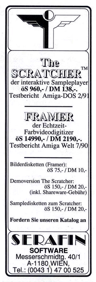 ECR Elettronica Framer & Framer Overscan - Zeitgen&ouml;ssische Werbung - Datum: 1991-04, Herkunft: DE