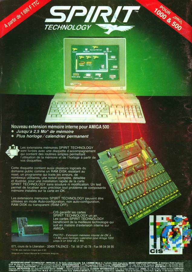 Spirit Technology Inboard 500 - Vintage Ad (Datum: 1988-11, Herkunft: FR)