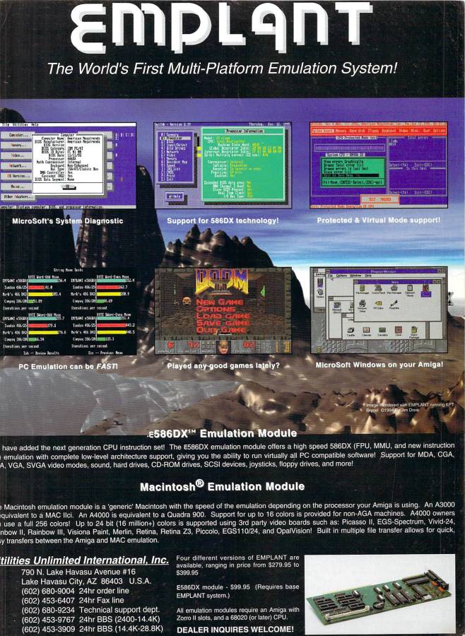 Utilities Unlimited Emplant - Zeitgenössische Werbung - Datum: 1995-03, Herkunft: US